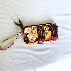 Vera Bradley Wristlet in Buttercup